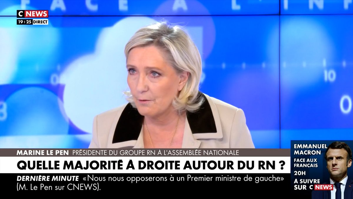 Je ne suis pas là pour réunir la droite, je suis là pour réunir les Français. Je souhaite réunir ceux qui croient en la France, ceux qui considèrent que la nation est la structure qui préserve l'identité et qui assure le mieux la prospérité et la sécurité du peuple français.