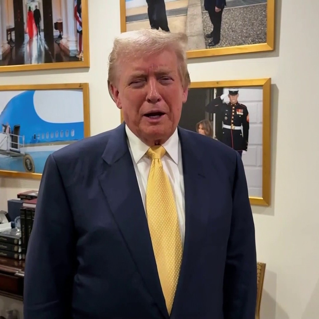 "The event is going to be incredible" Donald Trump looks ahead to the 2025 Club World Cup which is being hosted in USA 🏆