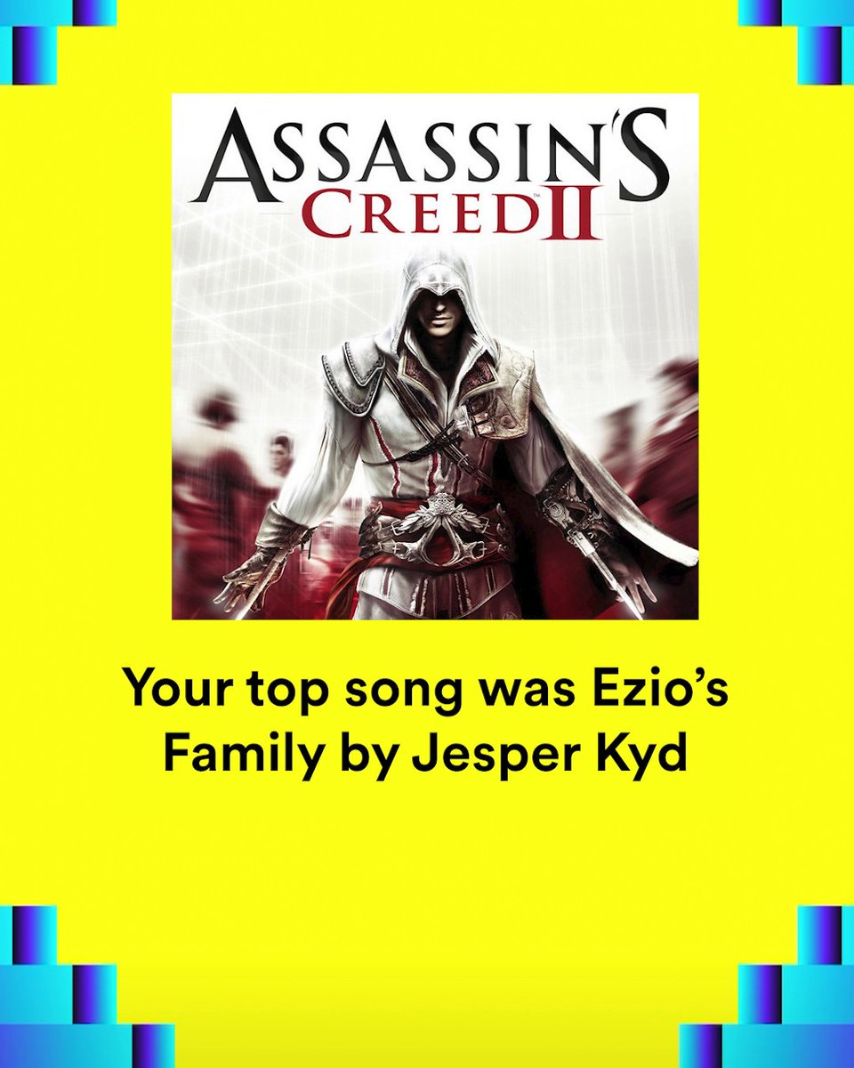 We played one song and one song only. All day, all night, nothing but Ezio's Family 😤 #AssassinsCreed #SpotifyWrapped