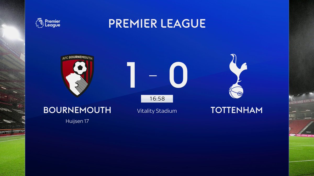 Bournemouth go in front against Tottenham! 🍒