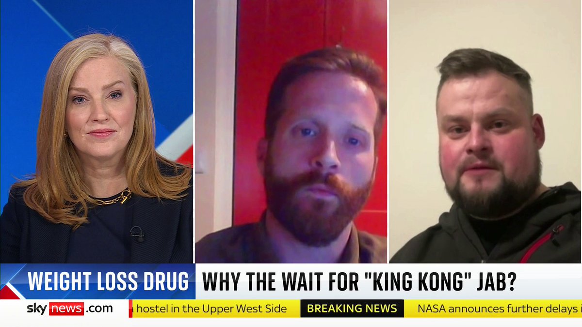 'Weight loss has always been a struggle for me... In four weeks or so, I've lost a stone. It hasn't been a challenge.' Reece Maddick, who is a user of Mounjaro speaks to Sarah-Jane Mee about his weight-loss success 📺 Sky 501