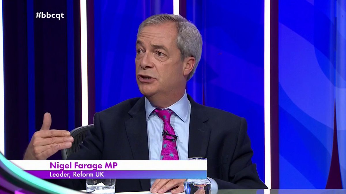 “The milestones will become millstones as they fail on every single one of them” Reform UK’s Nigel Farage says Labour’s latest plans were just “reiteration” and failed to address immigration #bbcqt