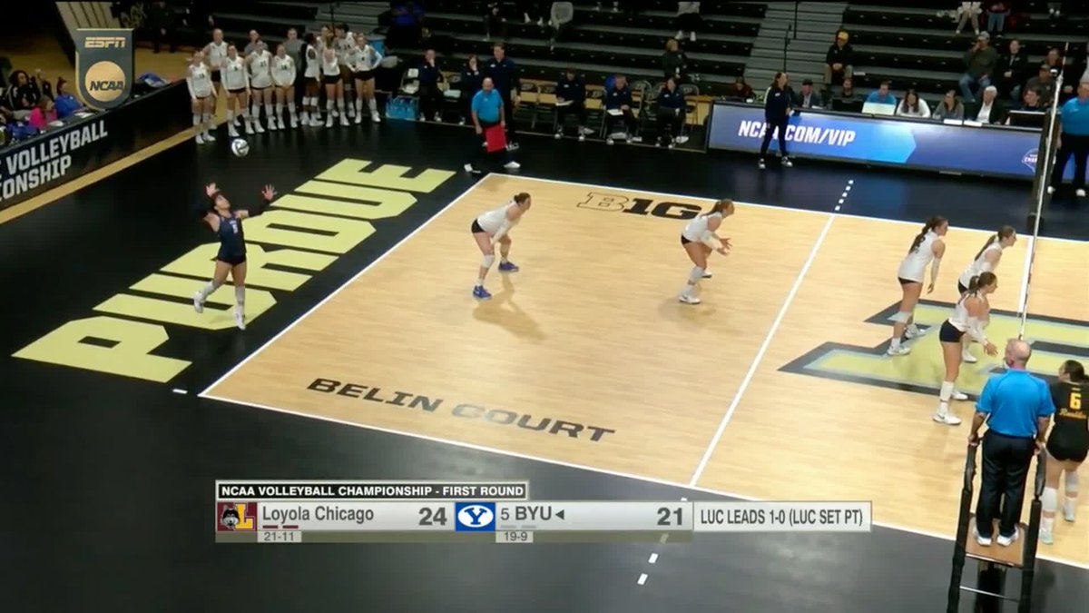 Upset Watch 👀 #NCAAWVB x 🎥 ESPN+ @ramblerswvb