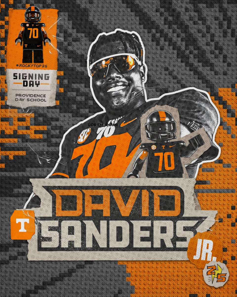 Oh, you thought we were done? Home sweet home! a BIG addition to the OL David Sanders Jr. | #RockyTop25 🍊