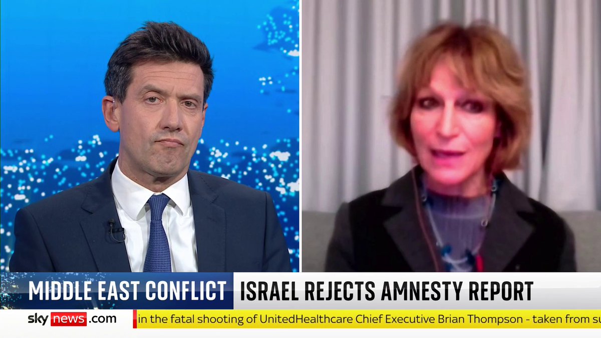 'The only objective is to destroy the Palestinian people'. Dominic Waghorn asks the Secretary General of Amnesty International, Agnes Callamard, about the human rights group saying Israel is committing genocide against Palestinians. 📺 Sky 501/YT