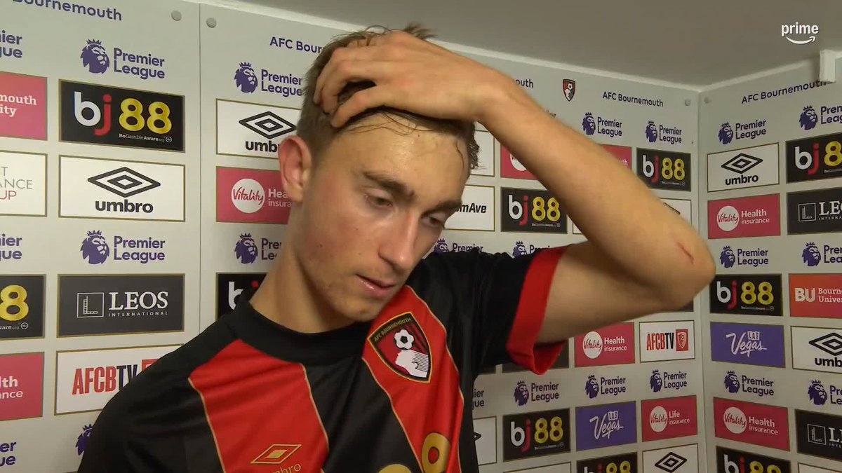 A goosebumps moment for Dean Huijsen 😊 The AFC Bournemouth 🍒 match-winner chats to Gabriel Clarke after victory over Spurs! #PLonPrime #BOUTOT