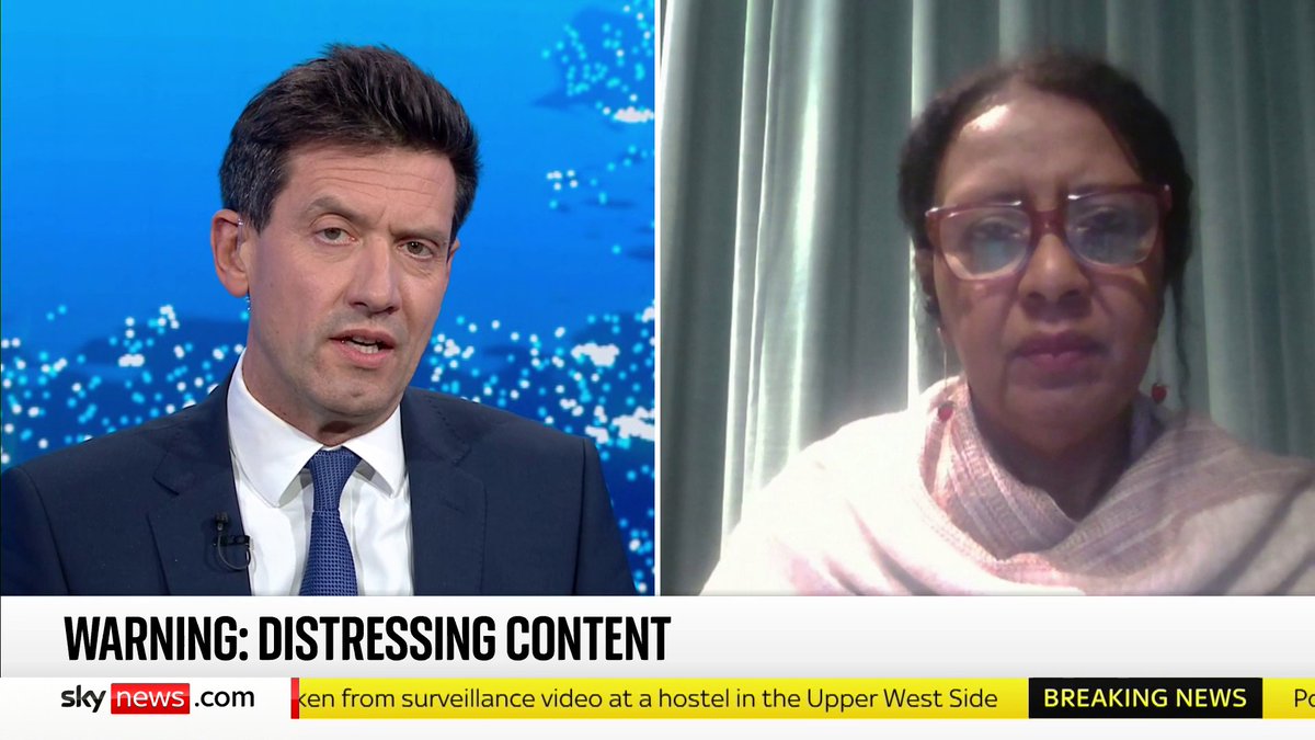 "Women and girls have been living this nightmare for more than 20 months." Regional Director for the Strategic Initiative for Women in the Horn of Africa, Hala Al-Karib, tells Dominic Waghorn about the horror of sexual violence in Sudan. 📺 Sky 501/YT