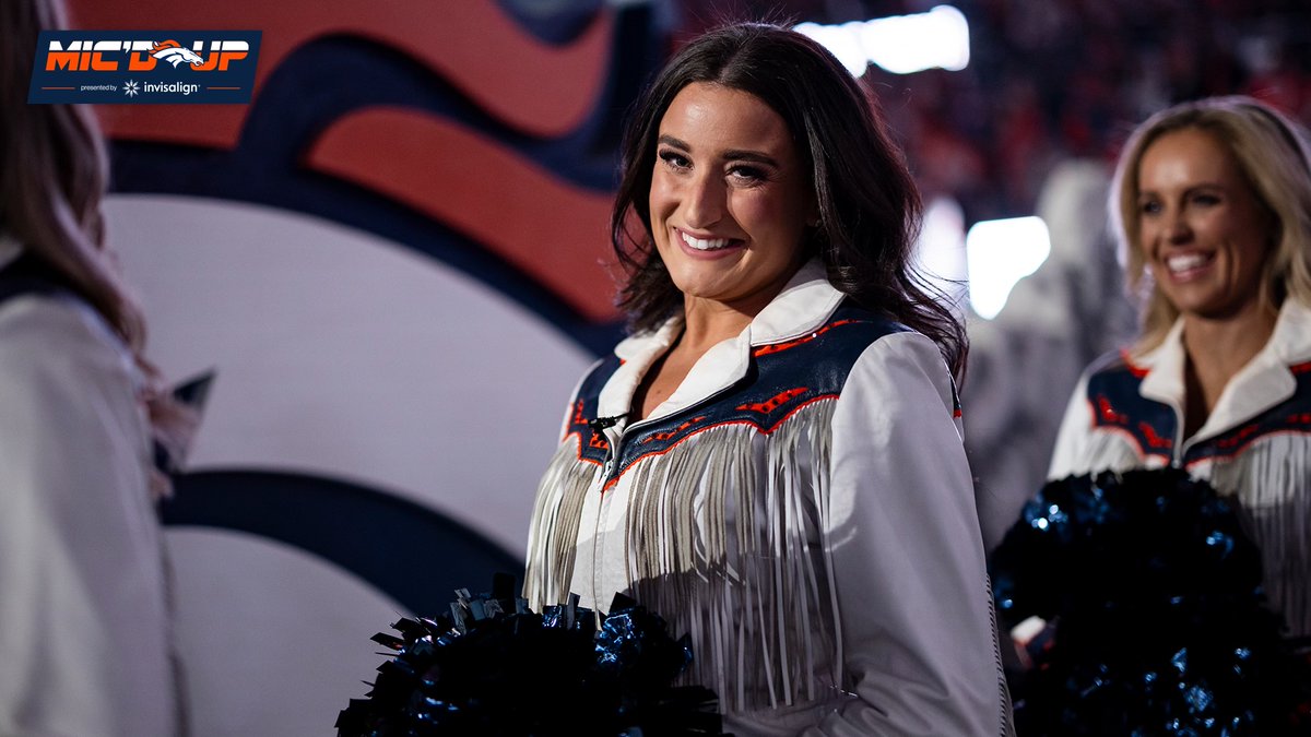 🗣️ IN-COM-PLETE 👏 Behind the scenes of #CLEvsDEN with Broncos Cheerleaders ⬇️