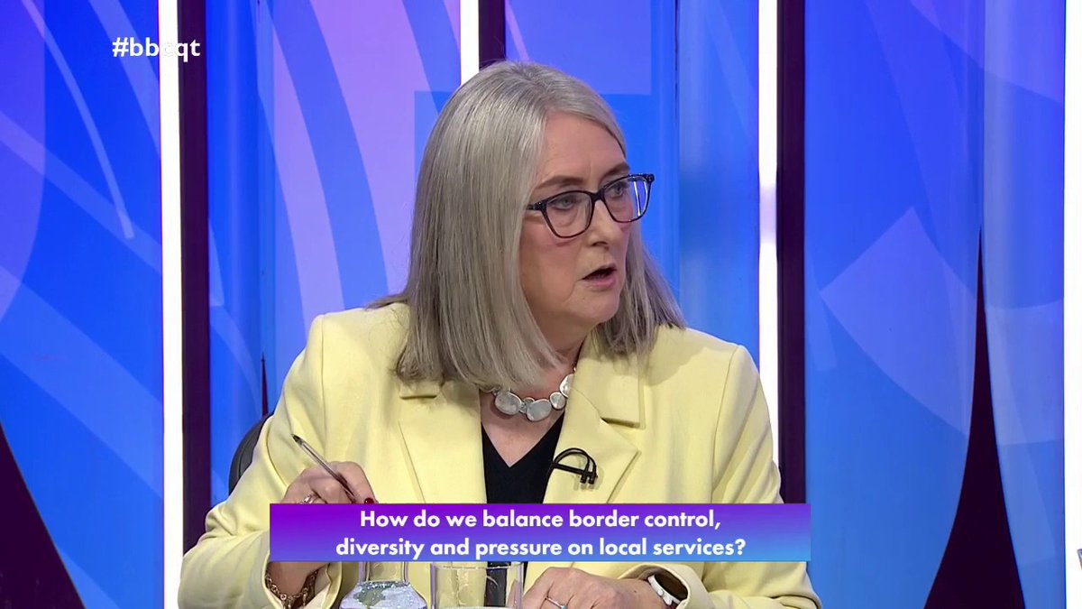 “Jacqui, Rwanda was working” “In fourteen years you weren’t able to get the system working” Kevin Hollinrake and Jacqui Smith disagree over the previous Conservative government’s Rwanda bill and immigration strategy #bbcqt