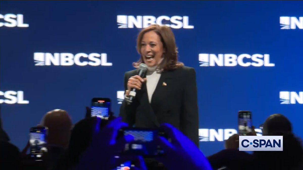 Vice President Kamala Harris at the National Black Caucus of State Legislators (National Black Caucus of State Legislators): "As we reflect on this past year, let us remember, we had impact in every way and we have taken on the work of building community and coalition. That's what we do and do so well."