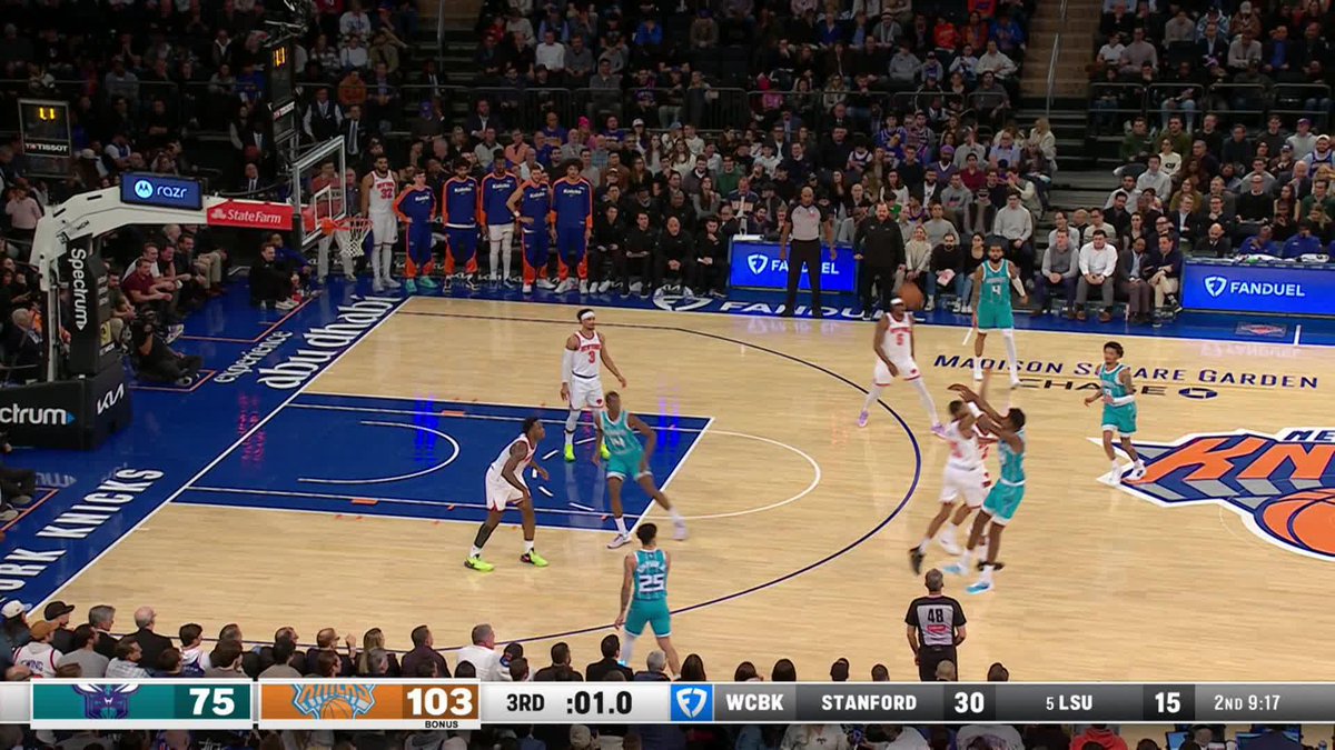 BRANDON MILLER AT THE BUZZER. 🤯