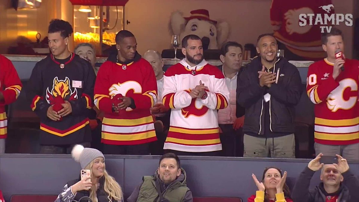 Thanks for the warm welcome, Calgary Flames! 🔥