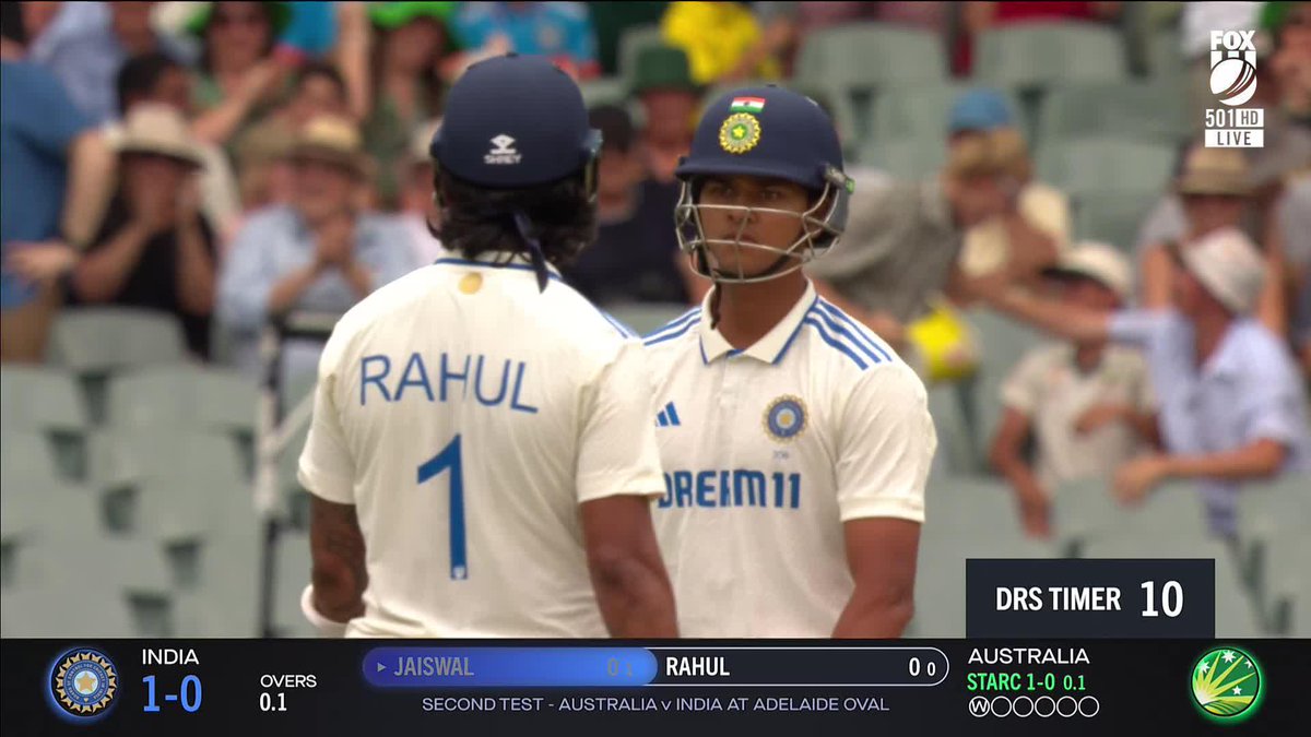 FIRST BALL! FIRST BALL AND MITCH STARC STRIKES 📺 Watch #AUSvIND on Ch. 501 or stream via Kayo 📝 BLOG 📲 MATCH CENTRE