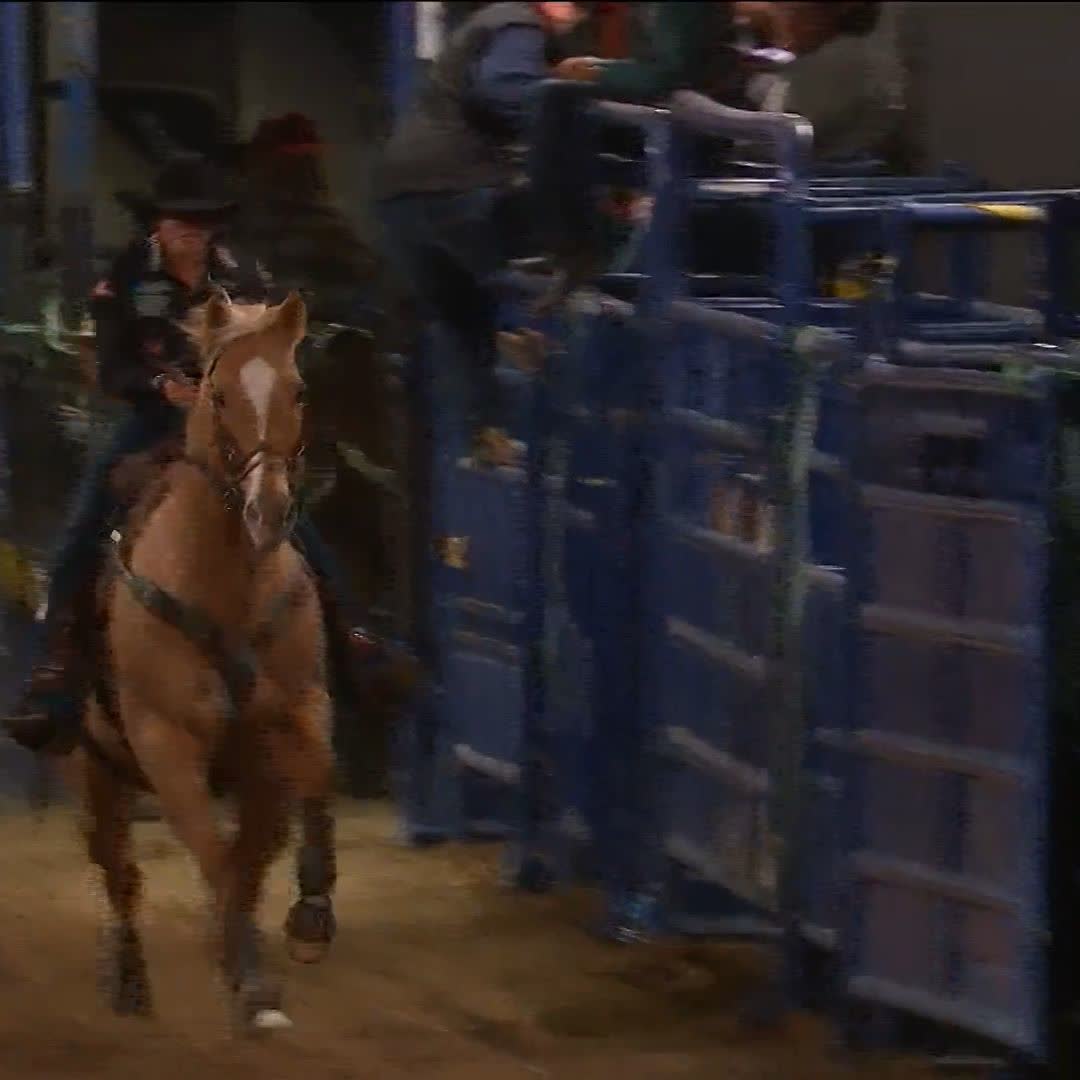 Hailey Kinsel 13.38 seconds 2024 NFR Round 1