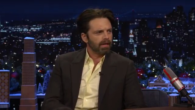 Sebastian Stan was encouraged not to take the part of Donald Trump in The Apprentice which gave him more energy to take it. #FallonTonight