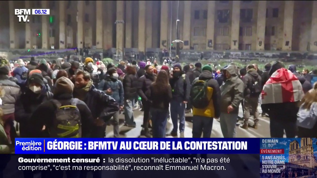 💬 “On se bat pour notre liberté” Ces Géorgiens pro-européens qui manifestent depuis une semaine contre leur gouvernement