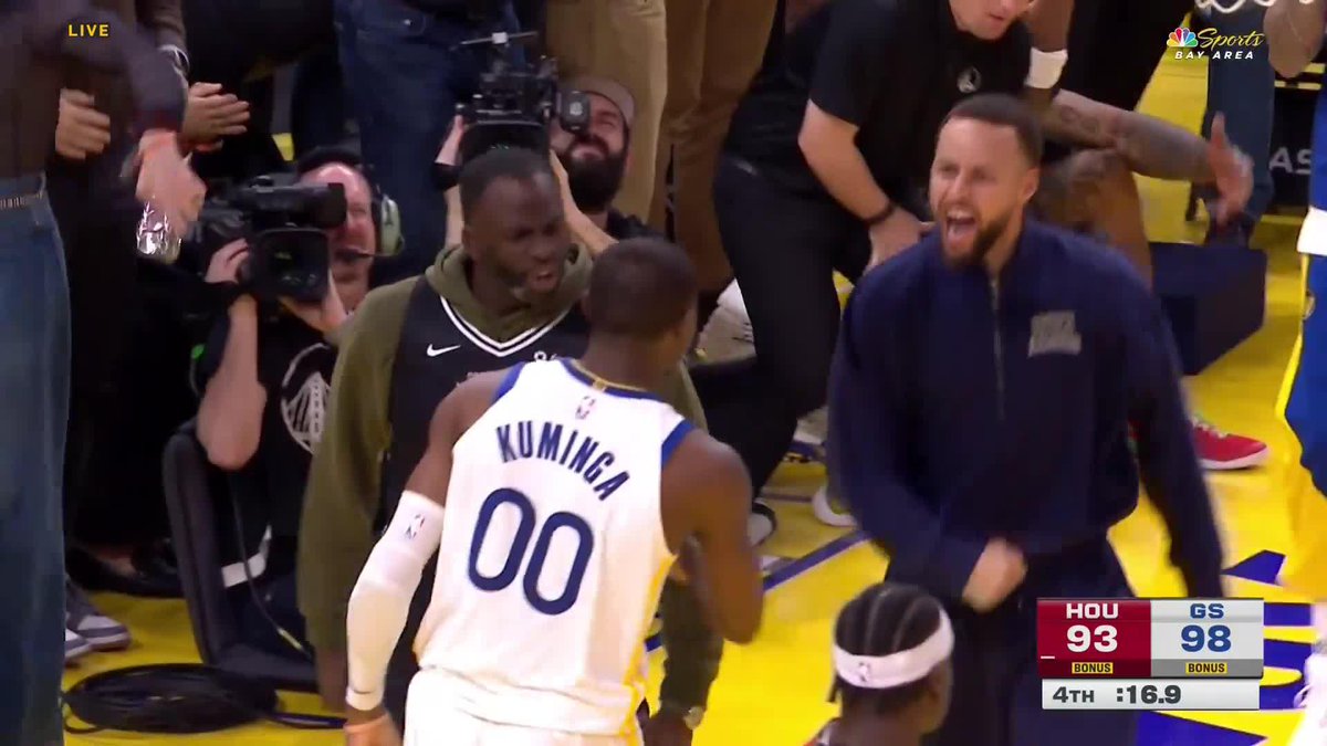 Here’s the Jonathan Kuminga layup to seal it. Milked clock, got the switch onto VanVleet, attacked quickly and finished with power before Brooks could recover.