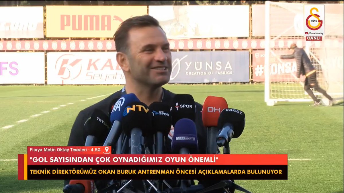 - Beraberlik sonrası burada yöneticileri görüyoruz... Okan Buruk: "Beraberlik sonrası değil. Birlik beraberlik sonrası (Gülerek)."