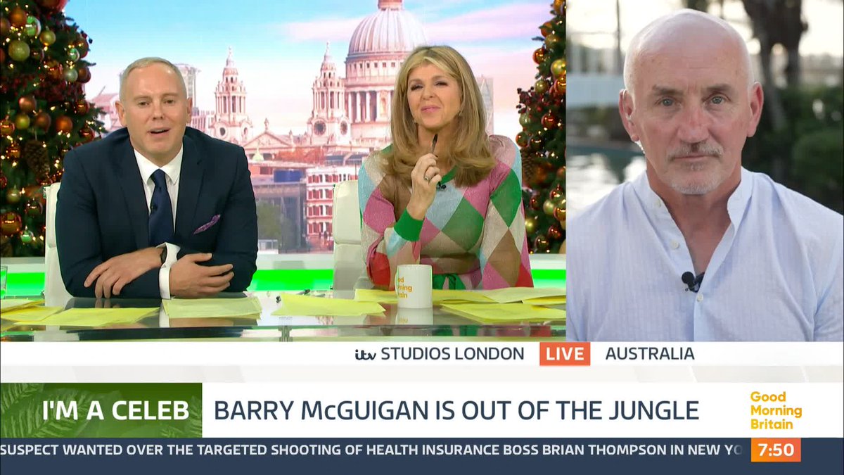 'I'm getting better as time goes on' Rob Rinder and Kate Garraway spoke to the latest I'm a Celebrity evictee Barry McGuigan about his late daughter Danika and how admirable he is to share his experience with grief.