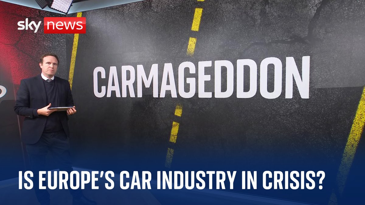 🚗What's happening to Europe's car industry is one of the biggest stories in the world right now, & prob the biggest story of next year too. A slow motion implosion driven by multiple factors (esp Chinese competition). Watch my primer on what's going on👇