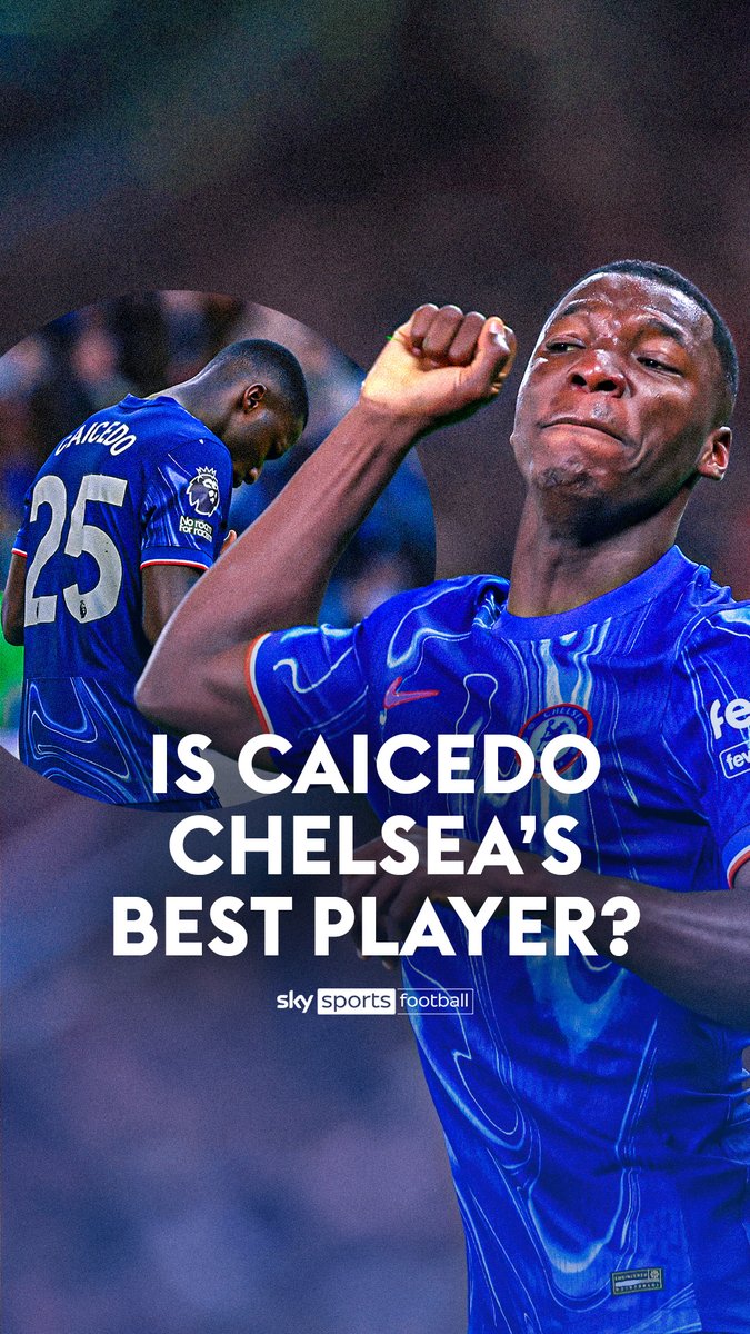 Has Moises Caicedo been Chelsea's best player this season? 🔵