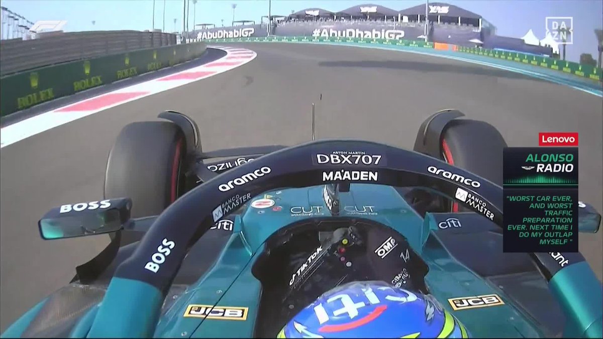 💥 Fernando Alonso EXPLOTA: "El PEOR coche de la HISTORIA y la PEOR preparación de tráfico de la HISTORIA" "Para la próxima hago el outlap YO MISMO" #F1 #AbuDhabiGP 🇦🇪