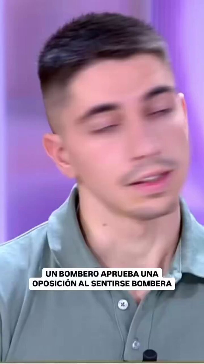 Fallo en la Matrix Woke ⤵️ Un bombero aprueba una oposición al sentirse bombera.
