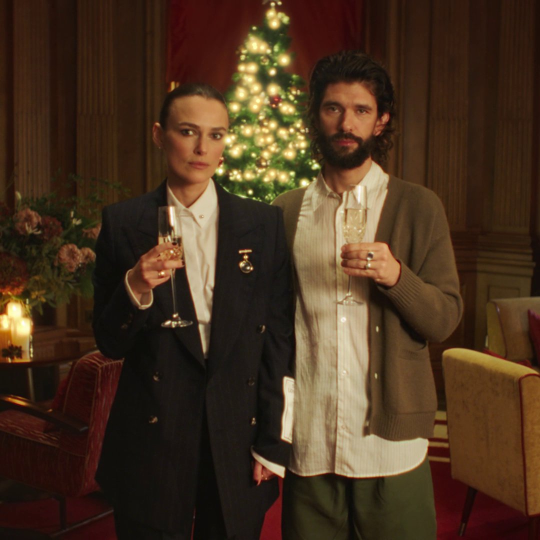 Very serious actors Keira Knightley and Ben Whishaw are good at being very serious. Just see for yourself.