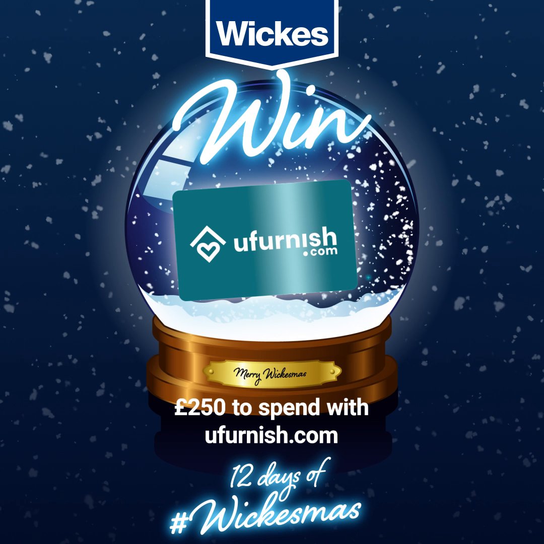 On the sixth day of Christmas, Wickesmas gave to me… 🎶 The chance to #WIN £250 to spend with ufurnish.com. To enter, follow WICKES, and ufurnish.com, like this post and tag a friend below! Remember, the more tags, the more chances you have to win.