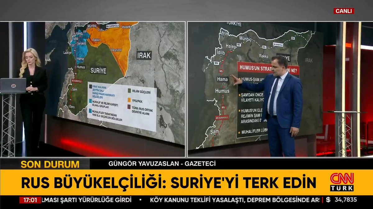 Muhalifler: "Humus tamam, hedef Şam" Suriye'de neler yaşanıyor? Gazeteci Güngör Yavuzaslan (GÜNGÖR YAVUZASLAN) son gelişmeleri değerlendirdi.
