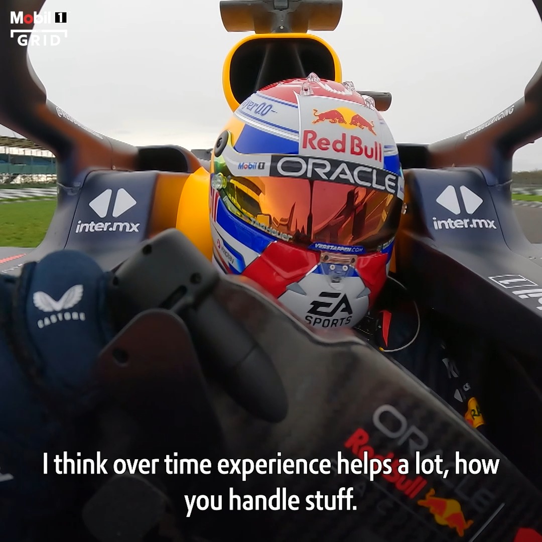 Every day's a school day 🏫 Even with four World Championships, Max Verstappen is still learning in Formula 1 🧠 #Mobil1TheGrid