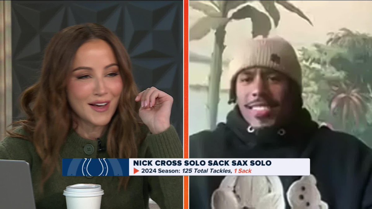 #Colts safety Nick Cross on being just 48 TACKLES away from HOF'er Steve Atwater's safety TACKLE RECORD 😲📈🐴 Nick Cross™️ Indianapolis Colts Steve Atwater Kay Adams | #ForTheShoe
