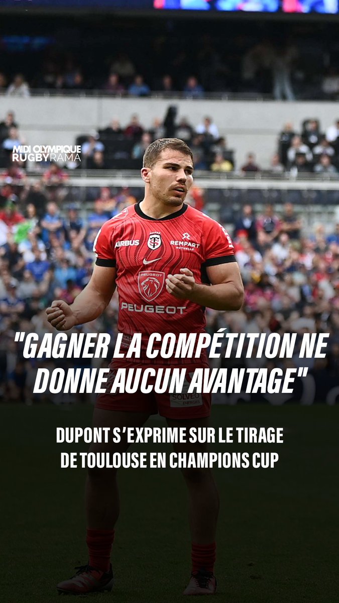Mola, Dupont et Ramos ne comprennent pas le format de la Champions Cup et l'absence d'avantage pour le champion en titre. Pour rappel, les Toulousains reçoivent l'Ulster (dimanche, 16h15), se déplacent à Exeter et aux Sharks, avant d'accueillir Leicester.