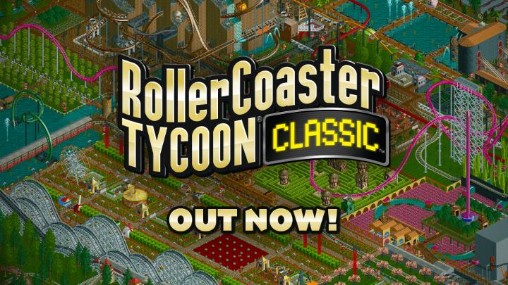 Bring joy to crowds of thrill-seeking patrons when you build the amusement park of your dreams in RollerCoaster Tycoon Classic, available now on #NintendoSwitch! 🎢: