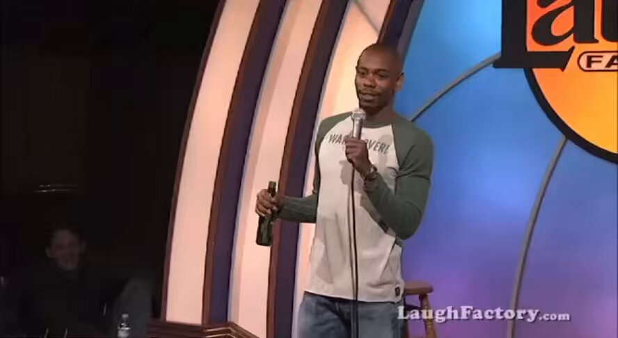 Here’s black man Dave Chappelle openly joking about 🍇. Yall just pick n choose when to be mad