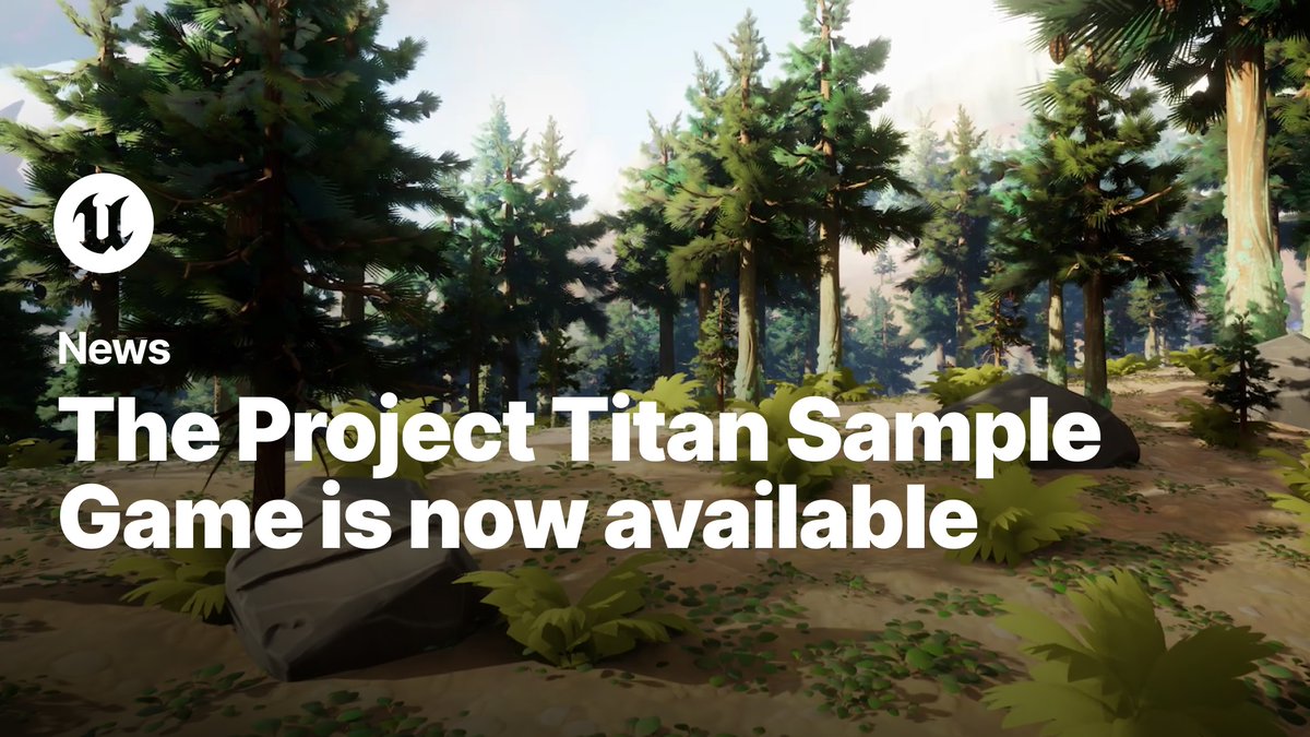 Want to work with a sample of titanic proportions? ⛰️ The Project Titan Sample Game is available now, jump in and show your colossal creativity today: