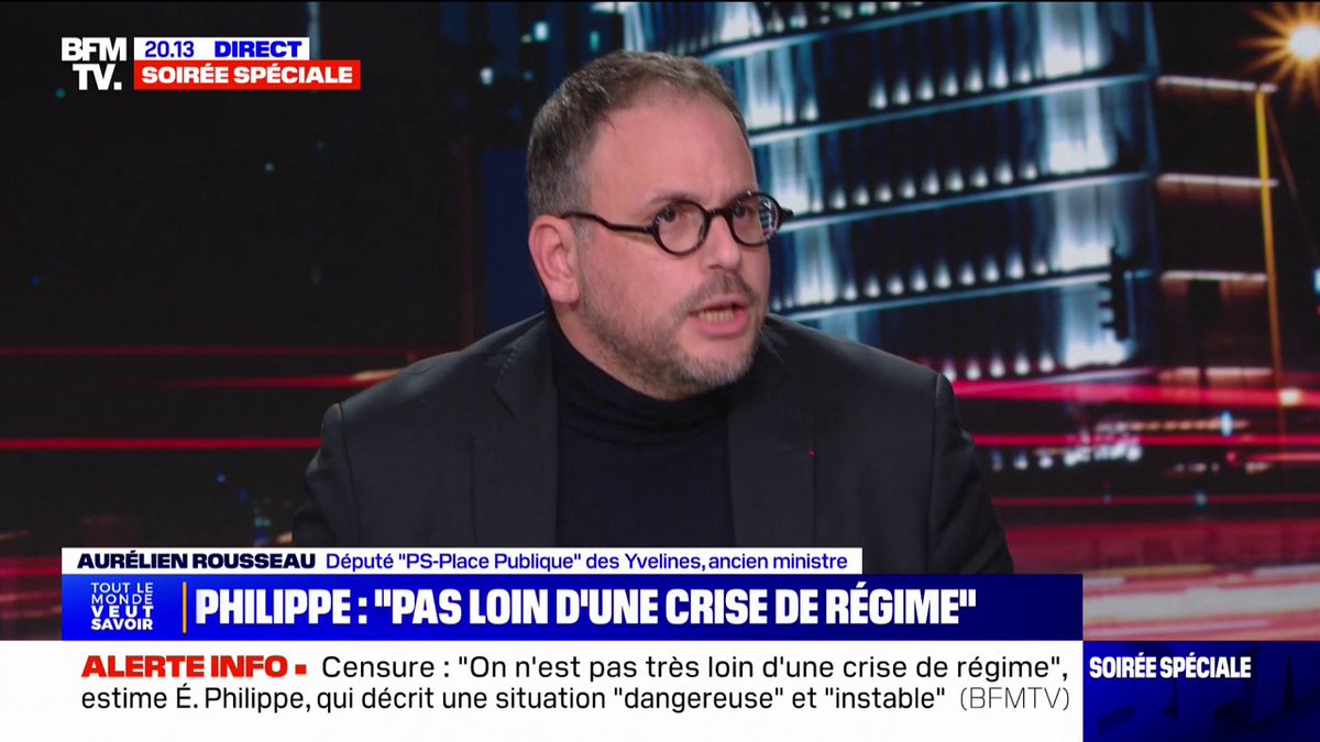 Aurélien Rousseau, député PS-Place Publique: "On ne peut pas s'envoyer à la figure toute la journée des lignes rouges"