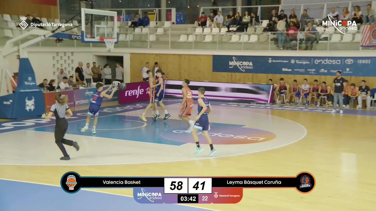 💫 Leyma Leyma Basquet Coruña 🍊 ha llegado a la #MinicopaEndesa con ganas de VIVIR LA MAGIA... y lo están demostrando. ¡Qué BONITA esta acción de MATEO VARELA! | Cantera Basquet Coruña
