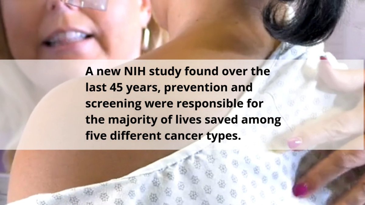 From 1975 to 2020, prevention and screening efforts averted 4.75 million deaths from five cancer types: breast, cervical, colorectal, lung, and prostate. A new NIH study emphasizes just how much prevention and screening contributes to reductions in mortality.