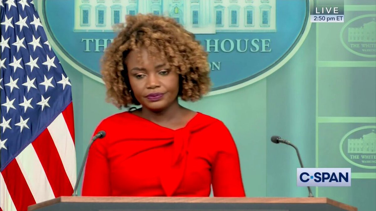 Absolutely brutal WH press briefing today…