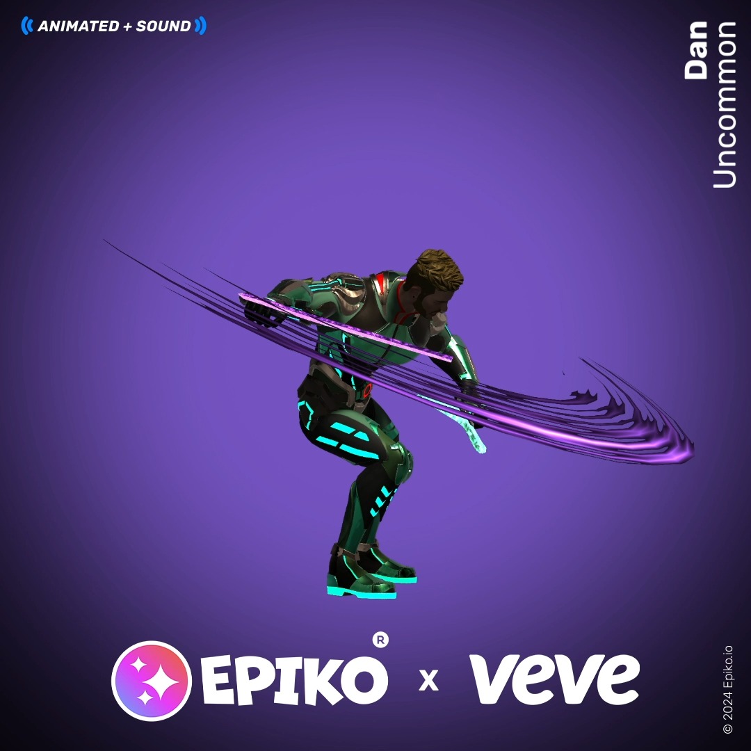 TAKE A CLOSER LOOK 👀 Hidden in the Epikomi Blind Box are 88 Secret Rare digital collectibles for each character, featuring David Yu ⭕️, Dan Crothers, and Eagle Eyes in stunning VeVe Metallic Blue ⚔️ This series from Epiko Entertainment ✨ lets the #VeVeFam collect three iconic VeVe team members and experience them in AR! Drops Sat, 7 Dec at 8AM PT, only on VeVe!