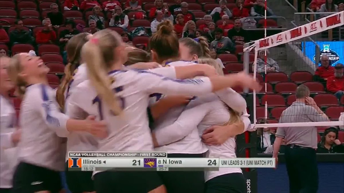 PANTHERS ARE MOVING ON 🙌 #NCAAWVB x 🎥 ESPN+ / UNI Volleyball