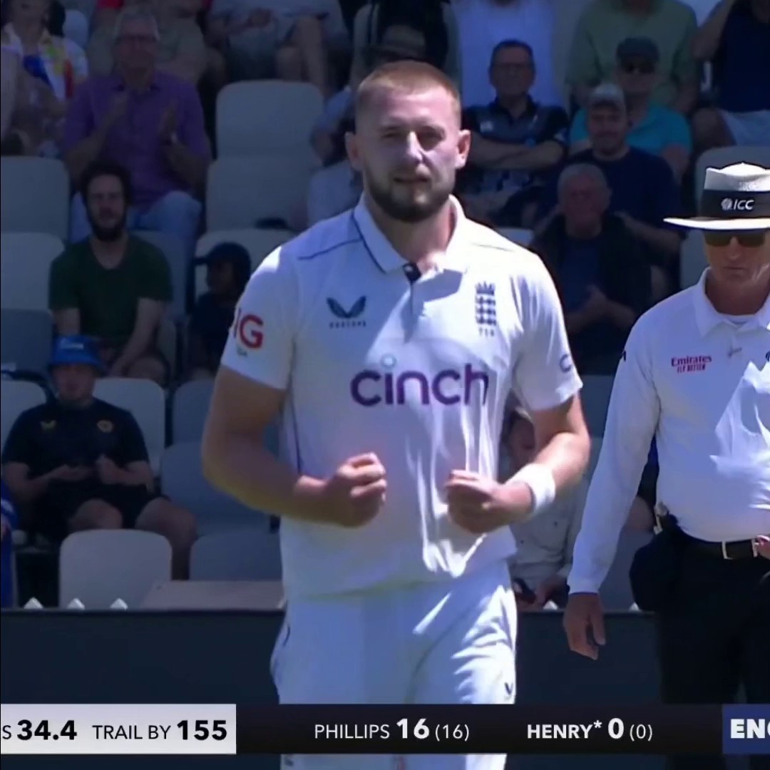 Gus Atkinson’s historic hat-trick against New Zealand 🤩🎩 📺 TNT Sports &amp; discovery+ UK
