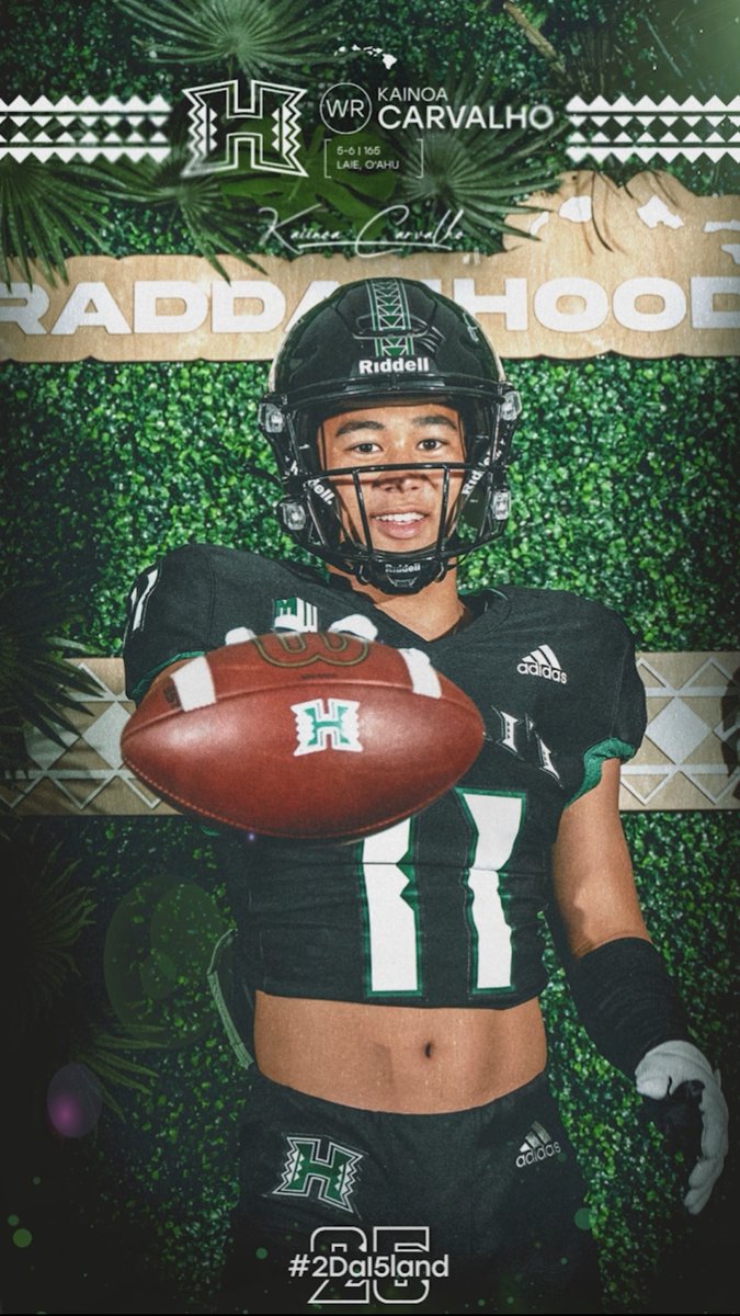 Another big-time playmaker stays home 👊 Welcome to the #BRADDAHHOOD, Kainoa (kaikai) Carvalho! #2DaI5land x #GoBows