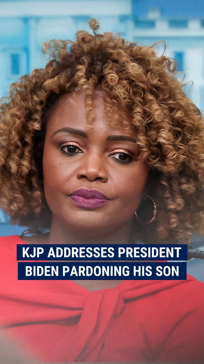 THINGS ‘CHANGED’: In her first on-camera press briefing since Hunter Biden was pardoned, Karine Jean-Pierre was grilled by reporters on what made the president change his mind after vowing not to pardon his son.