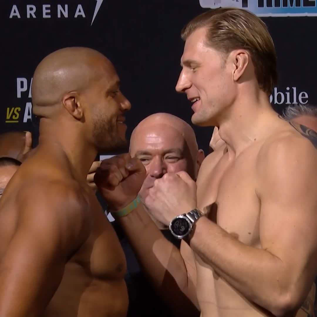 Ciryl Gane and Alexander Volkov come face to face once again! 🔥 #UFC310