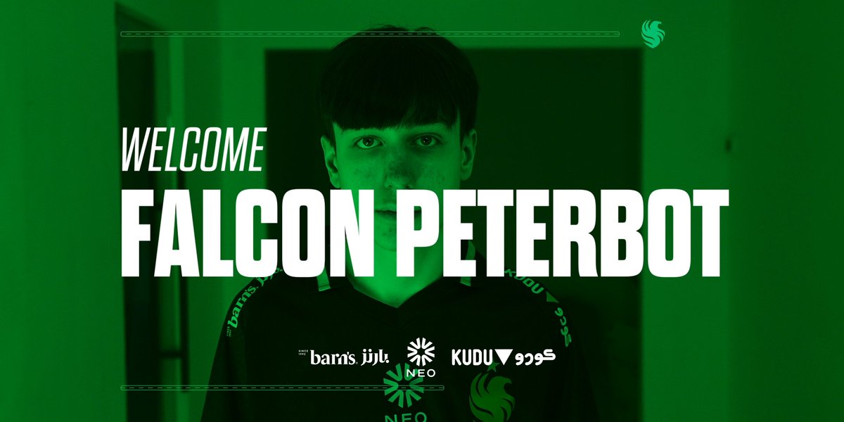 HE’S HERE. THE ONE AND ONLY!! WELCOME TO THE NEST, falcon peterbot! 🦅⚡️ #FalconsAreHere