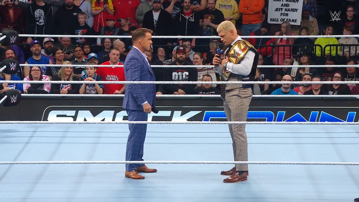 Are we getting Cody Rhodes vs. Chad Gable TONIGHT?! 👀 #SmackDown