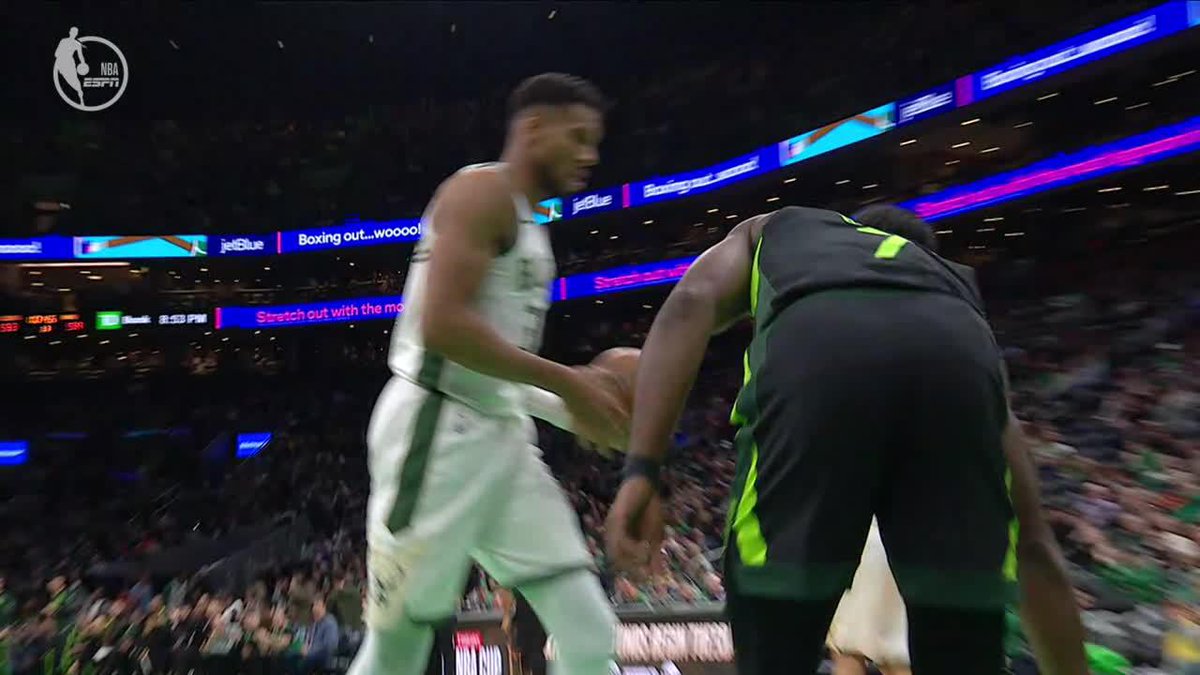 Jaylen Brown calls Giannis too small. 👀🍿 (via ESPN)