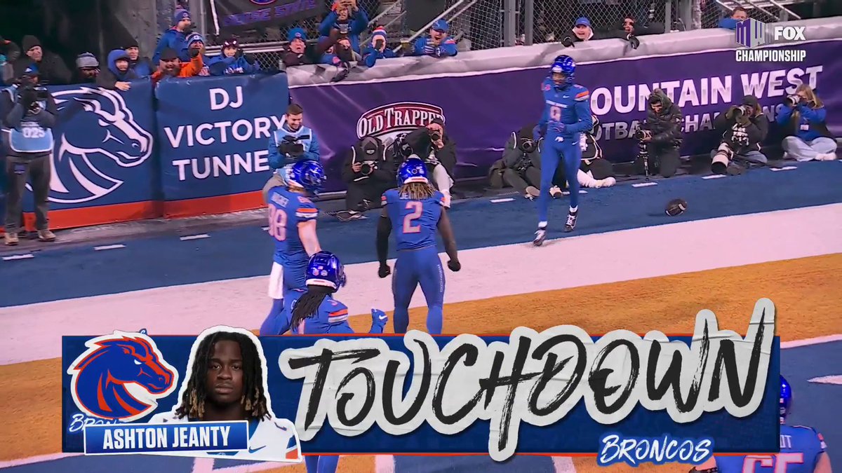 Ashton Jeanty carrying boise state to the playoffs but won’t win the heisman cuz Travis hunter won the award for most snaps played